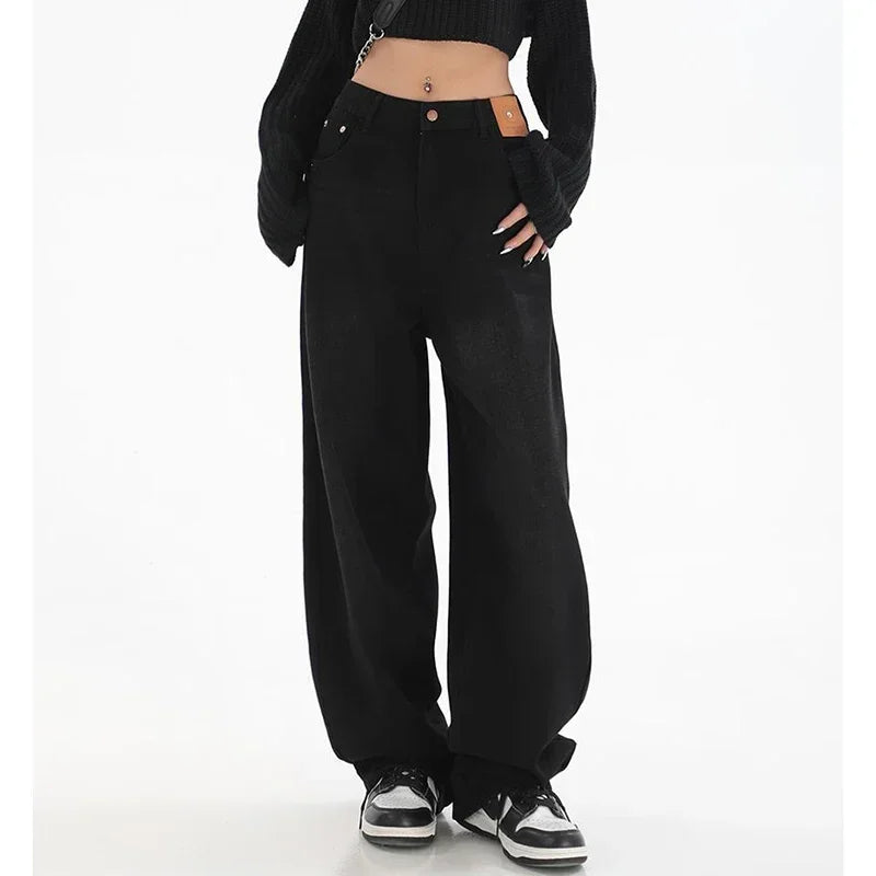 Retro High-Waist Jeans