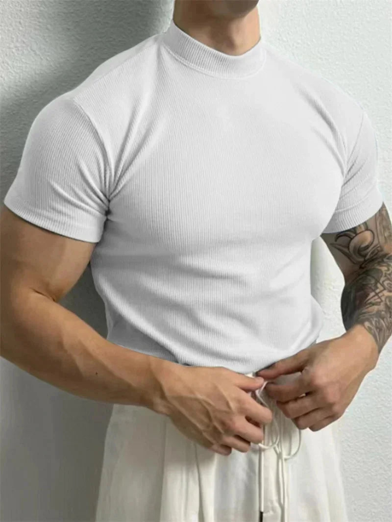 Elastic Stripe Men’s T-Shirt
