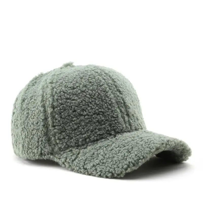 Lamb Wool Baseball Cap