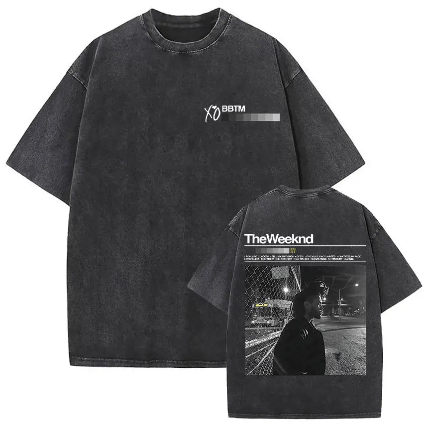T Shirt Men Streetwear Cotton