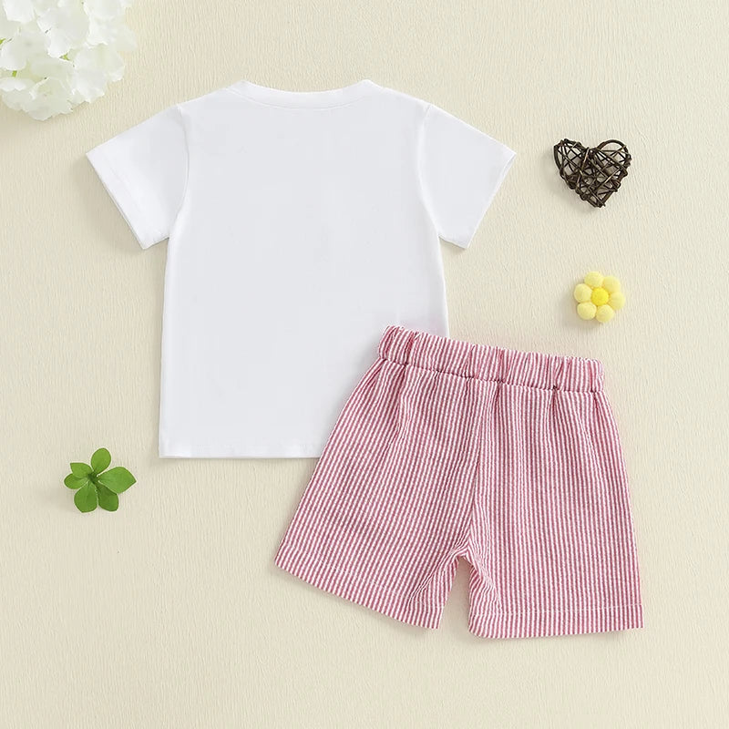 Kids Mushroom Shorts Set