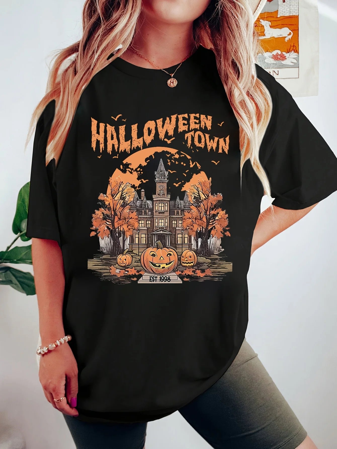 Halloween Town Graphic T-Shirt