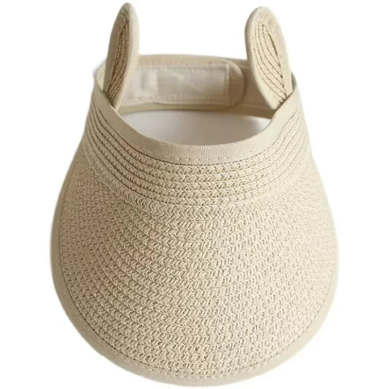 Straw Visor Cap