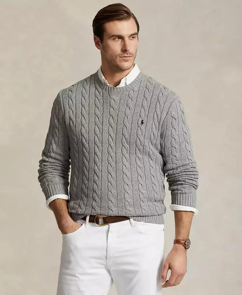 Mens Cable Knit Sweater
