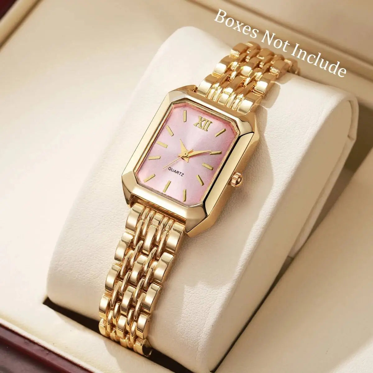 Elegant Rectangle Women’s Quartz Watch
