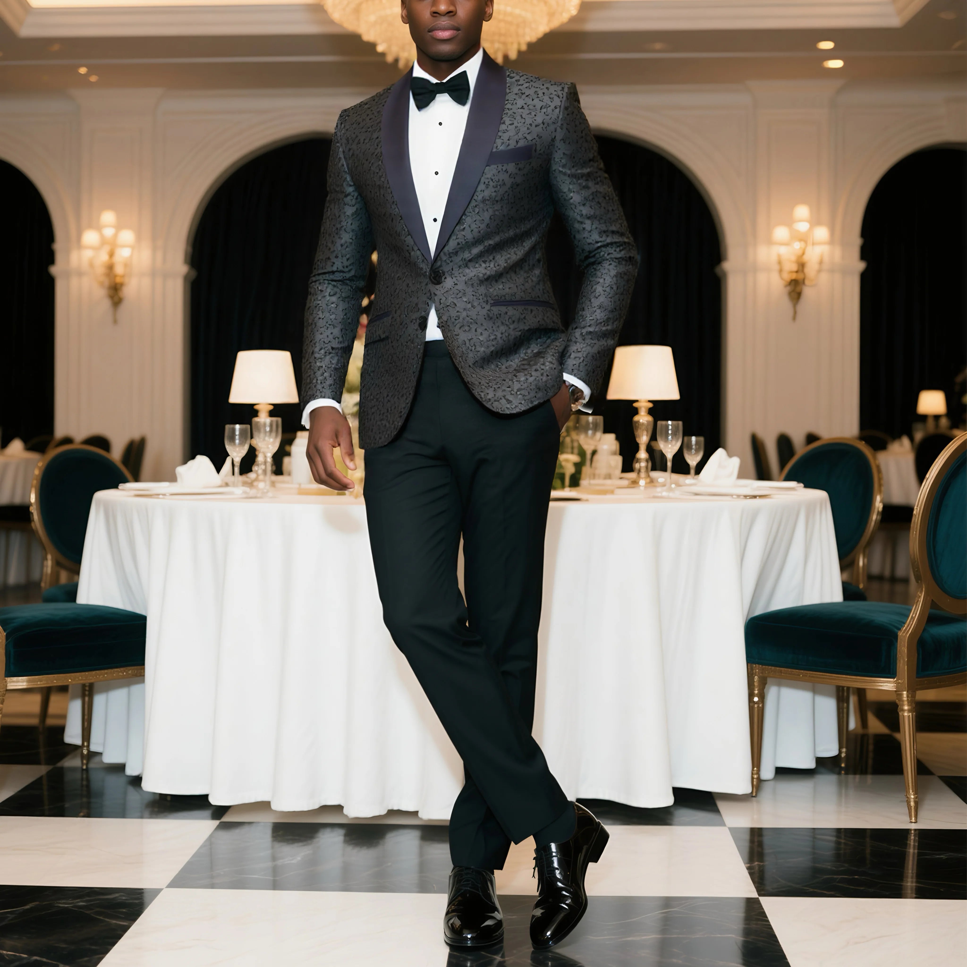 Paisley Tuxedo Jacket