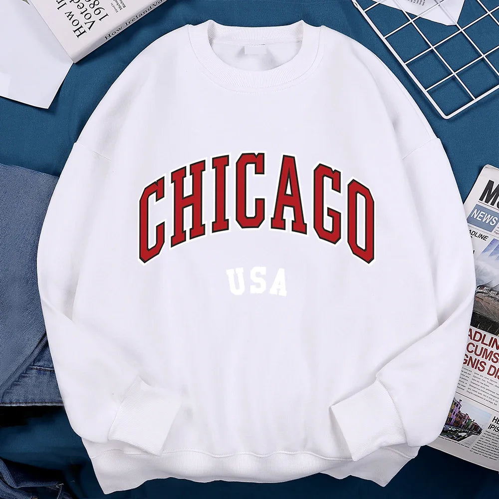 Men’s Chicago USA Graphic Fleece Sweatshirt