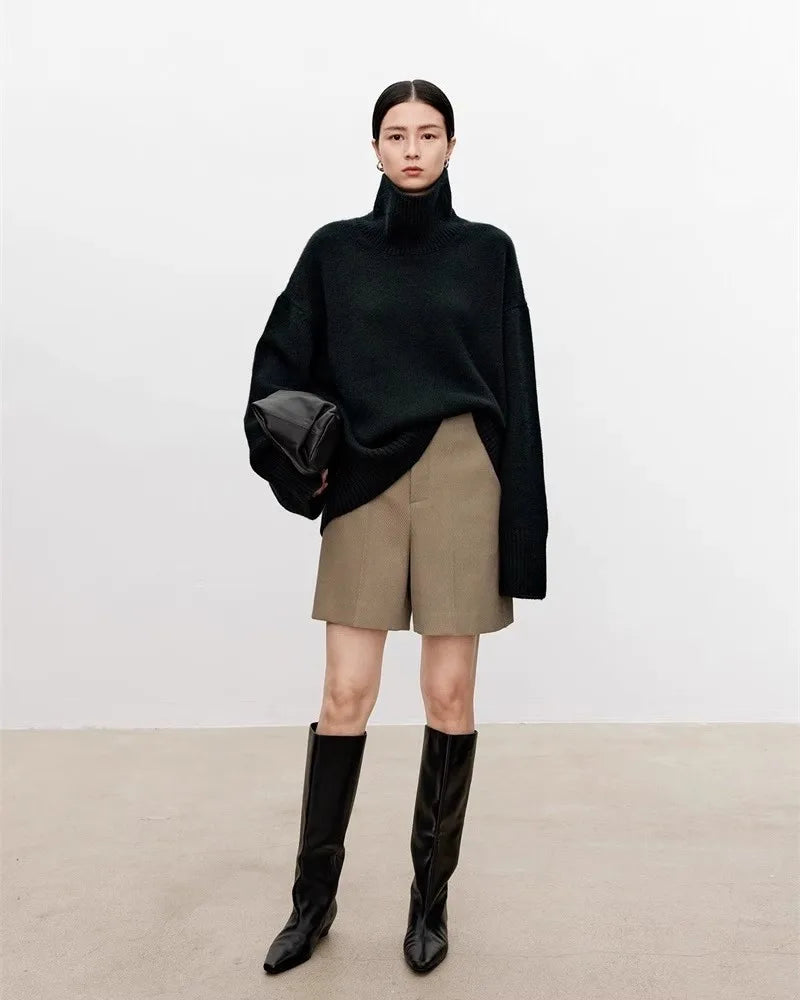 Women’s 100% Pure Cashmere Turtleneck Sweater