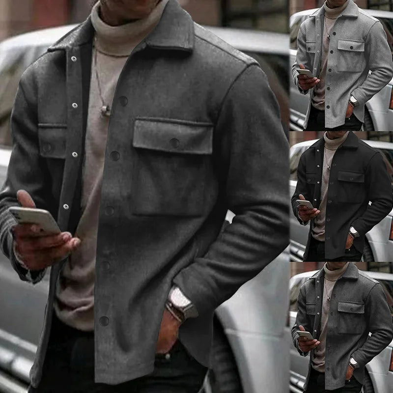 Men's Casual Shirt Jacket