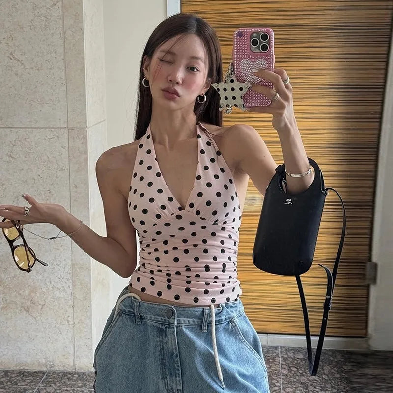 Women's Polka Dot Tank Top