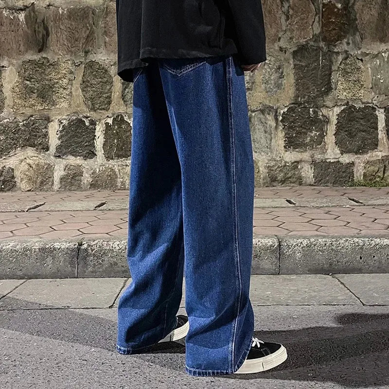 Straight-Leg High Street Pants