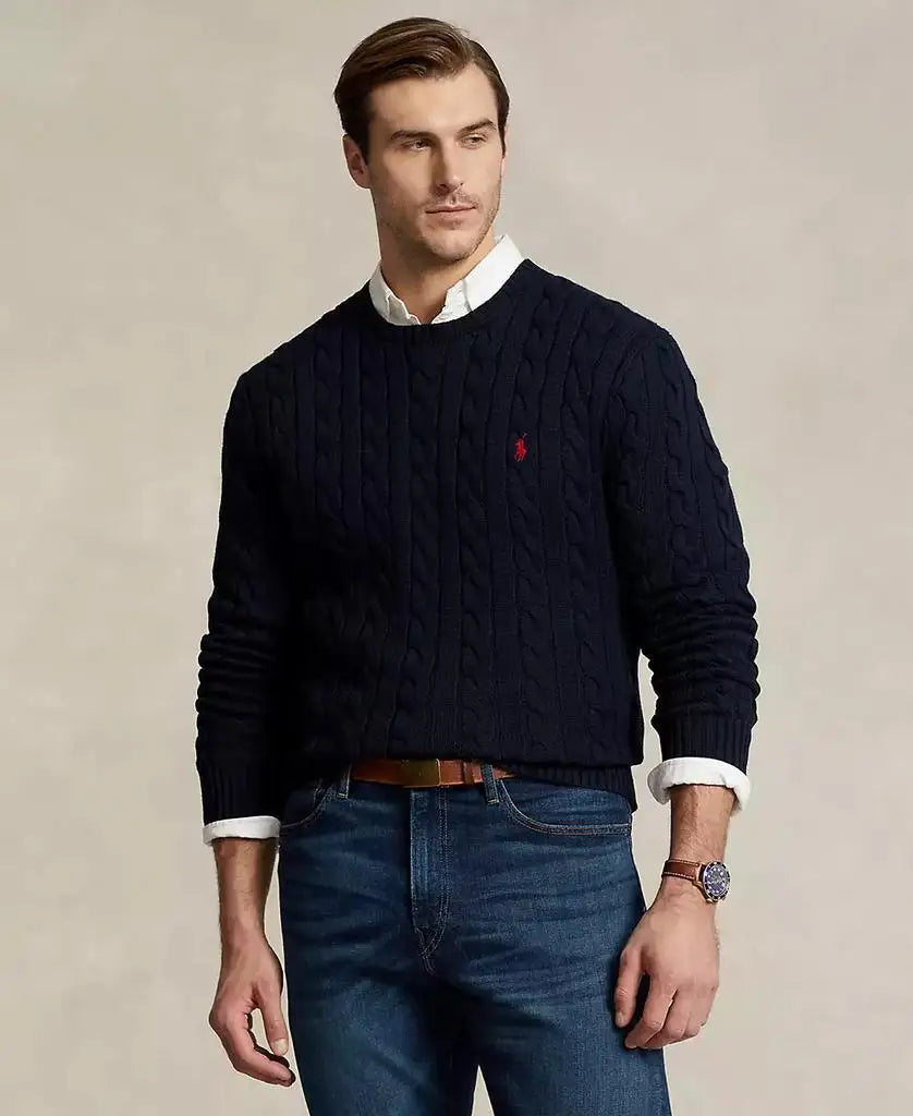 Mens Cable Knit Sweater