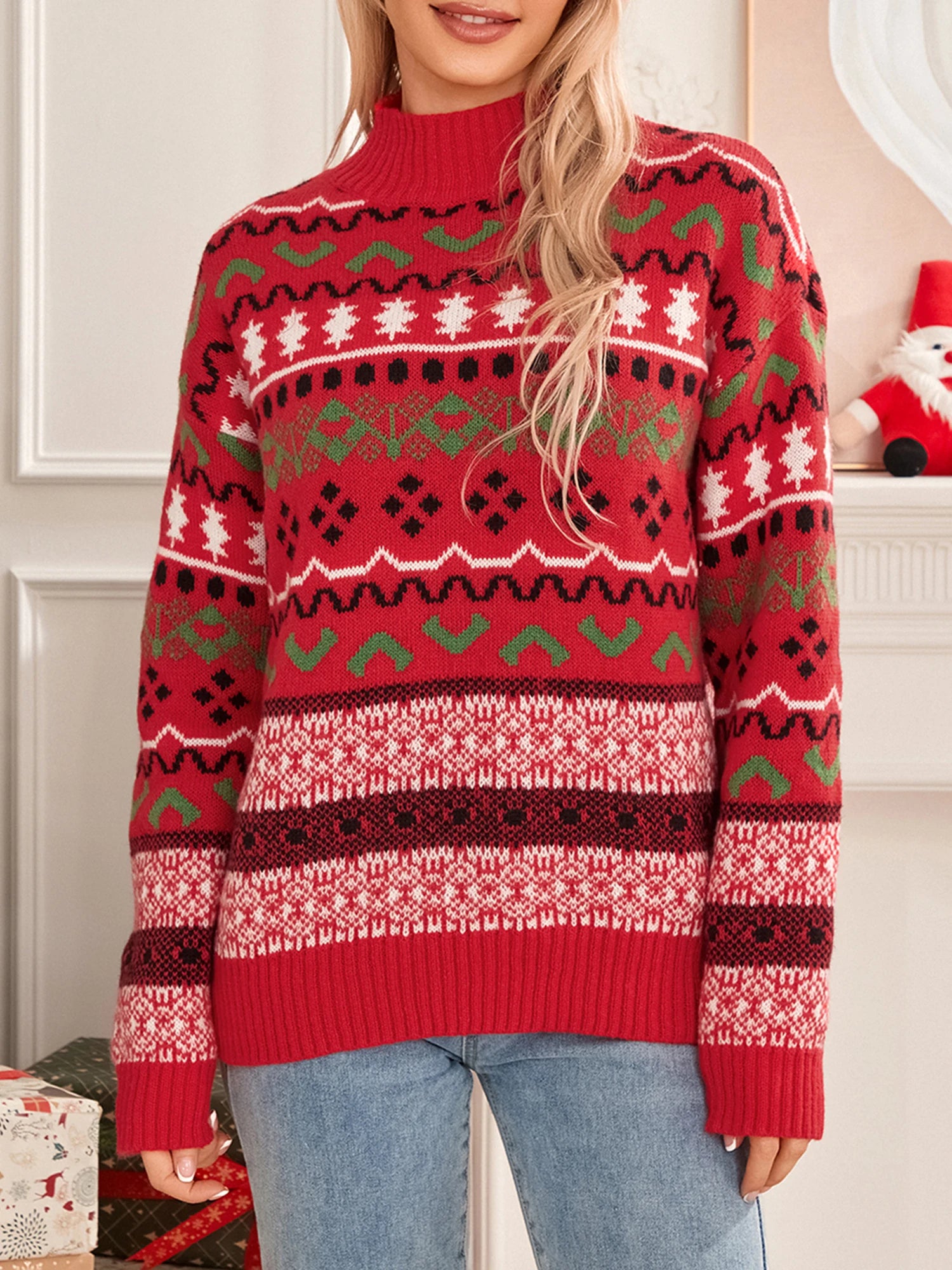 Striped Christmas Sweater