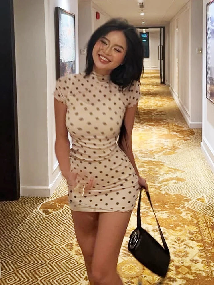 Polka Dot Print Dress