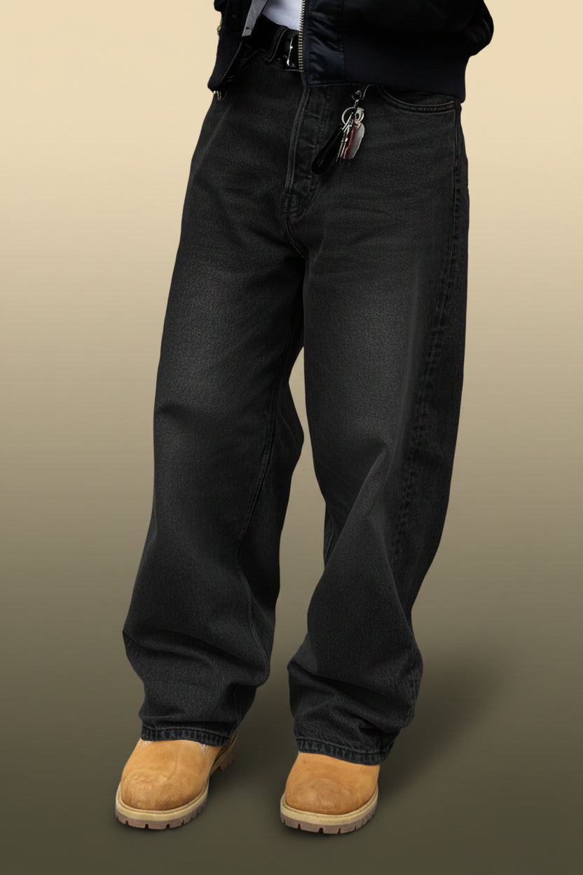 Men's retro loose fit jeans