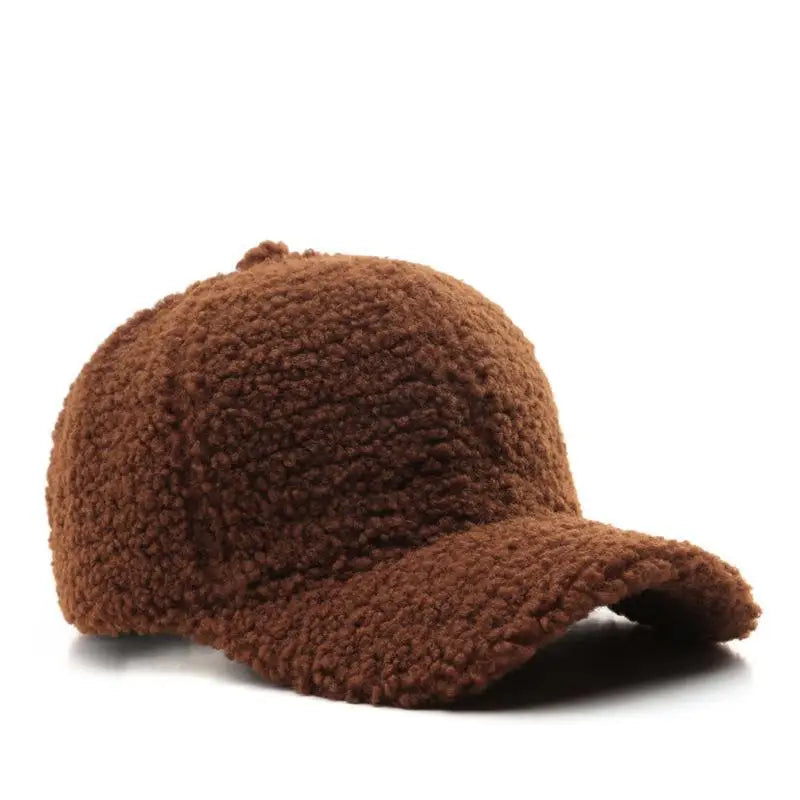 Lamb Wool Baseball Cap