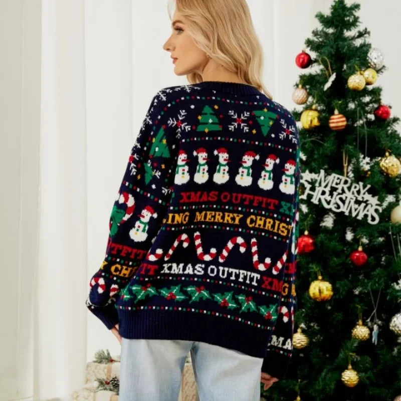 Sequin Christmas Knit Sweater