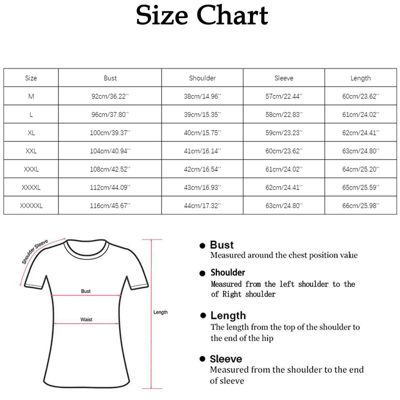 Size guide for Women's Vintage Ethnic Cotton Blouse