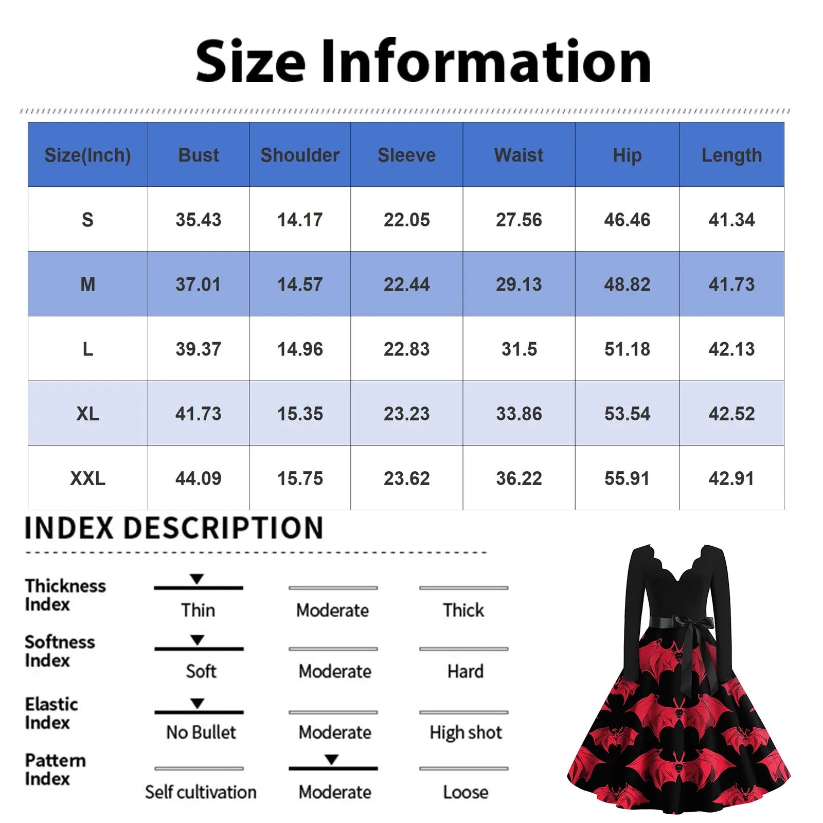 Halloween Print Dress