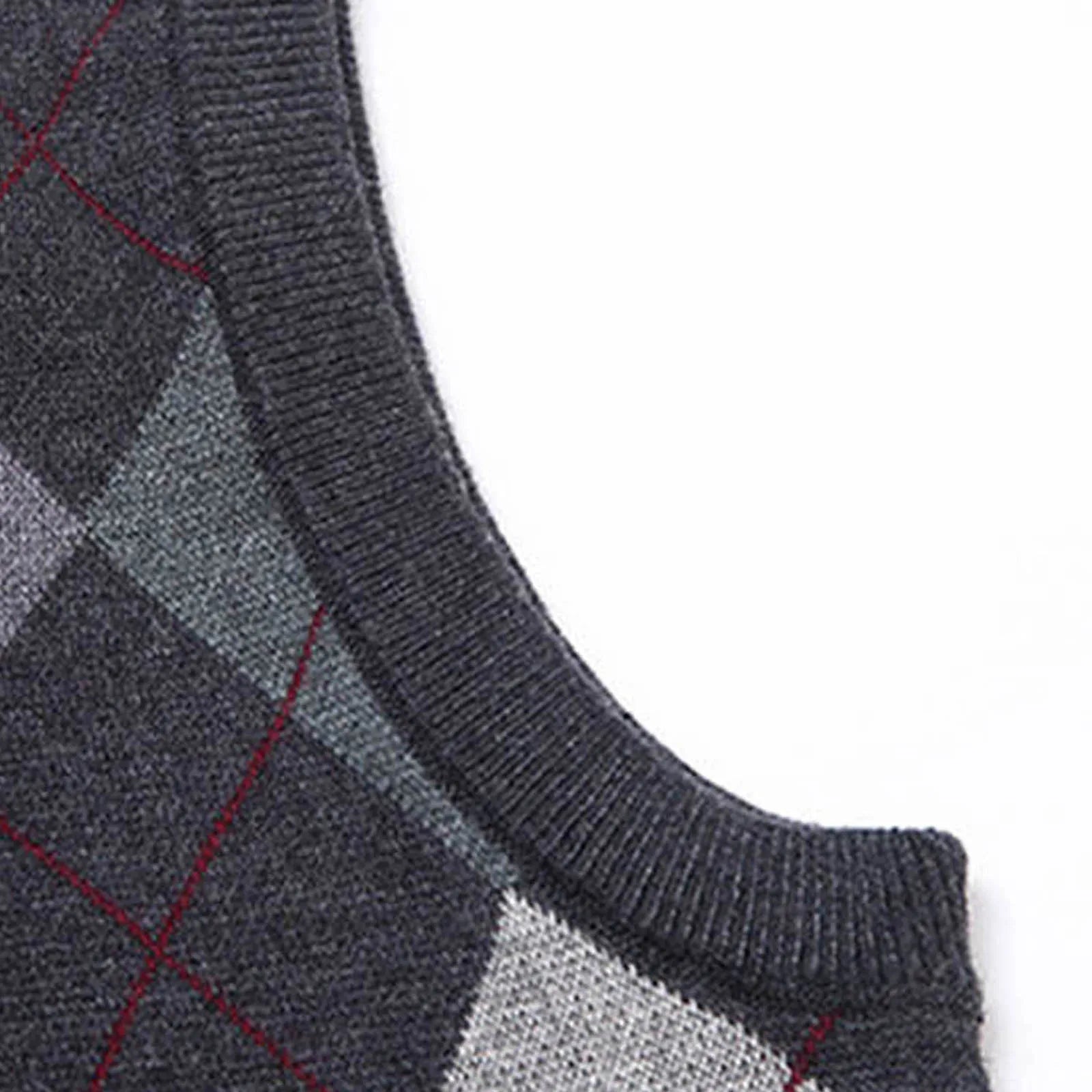 Men's Contrast Knit Vest