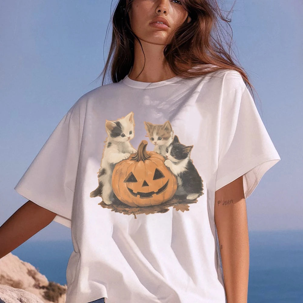 Kitty Pumpkin Tee
