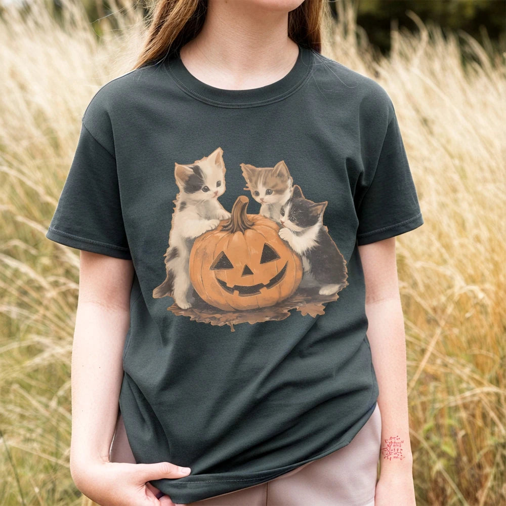 Kitty Pumpkin Tee