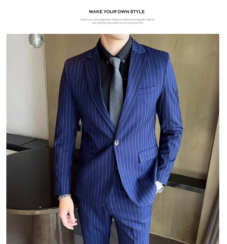 Men's Two-Piece Suit Set