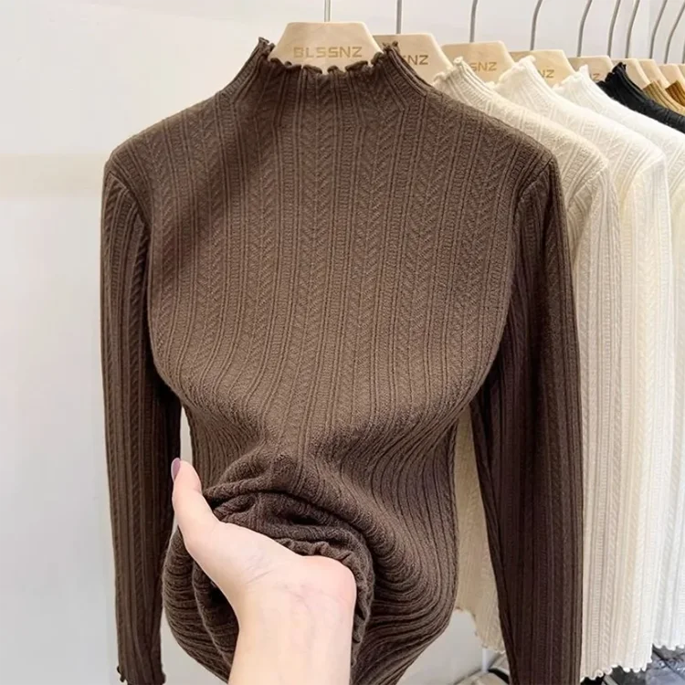 Turtleneck Knit Sweater
