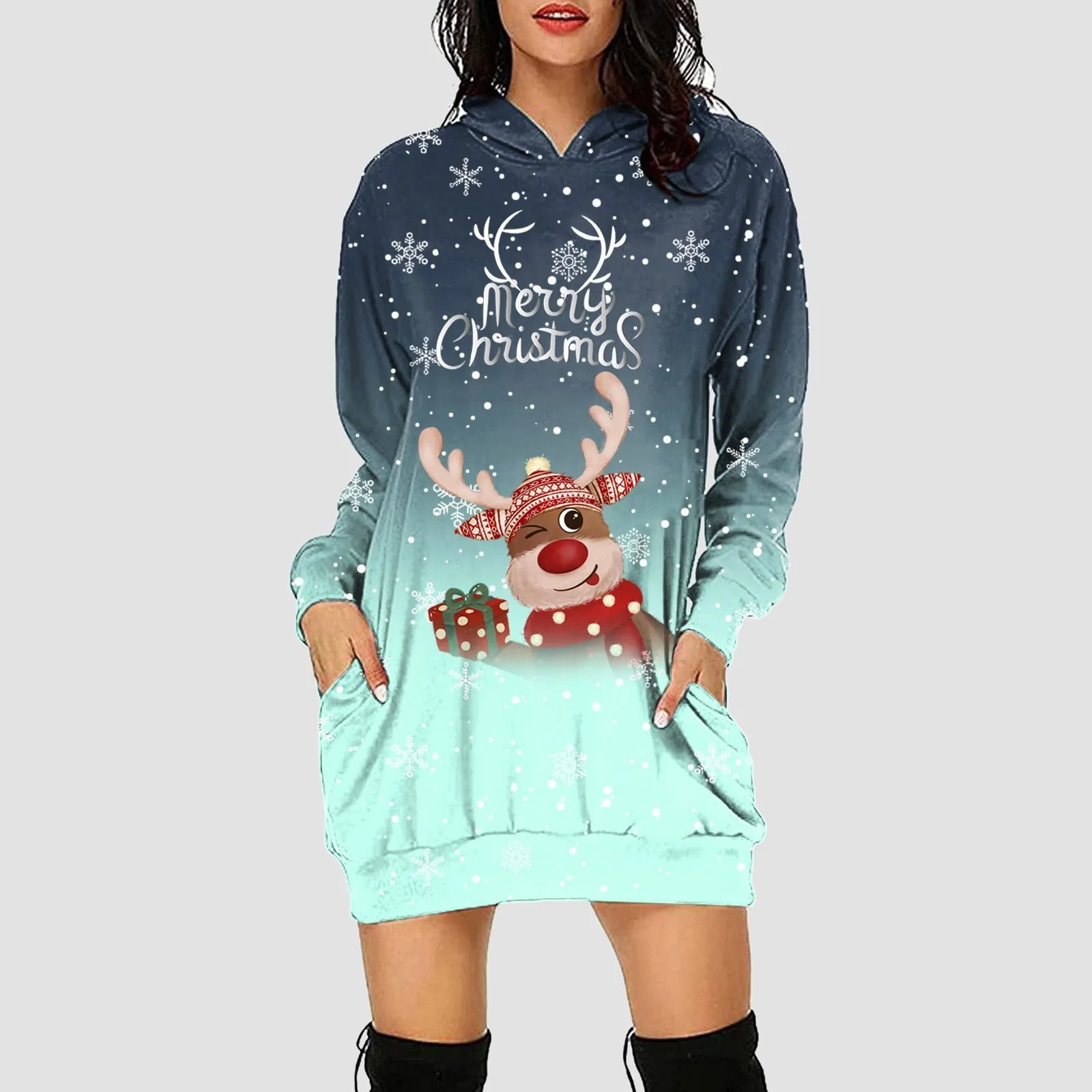 Christmas Sweater Dress