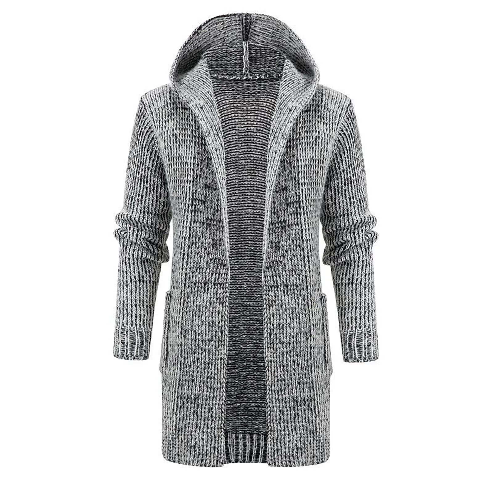 Men's Hooded Cardigan Coat