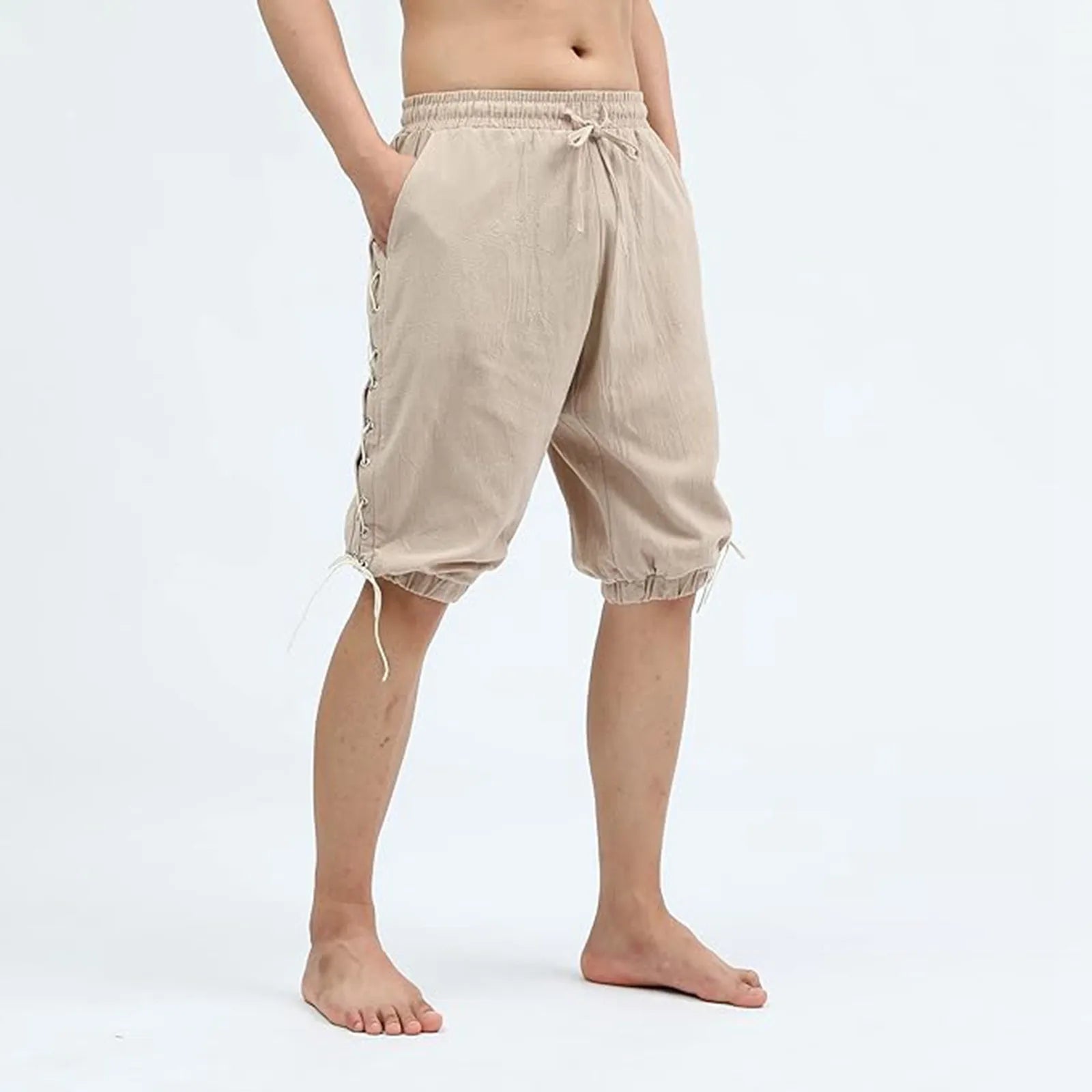 Men's Elastic Waist Shorts