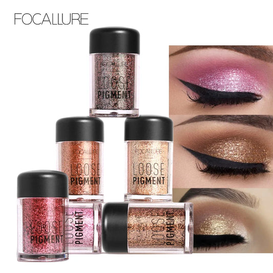 18-Color Glitter Eyeshadow Waterproof Shiny Crystal Eye Makeup