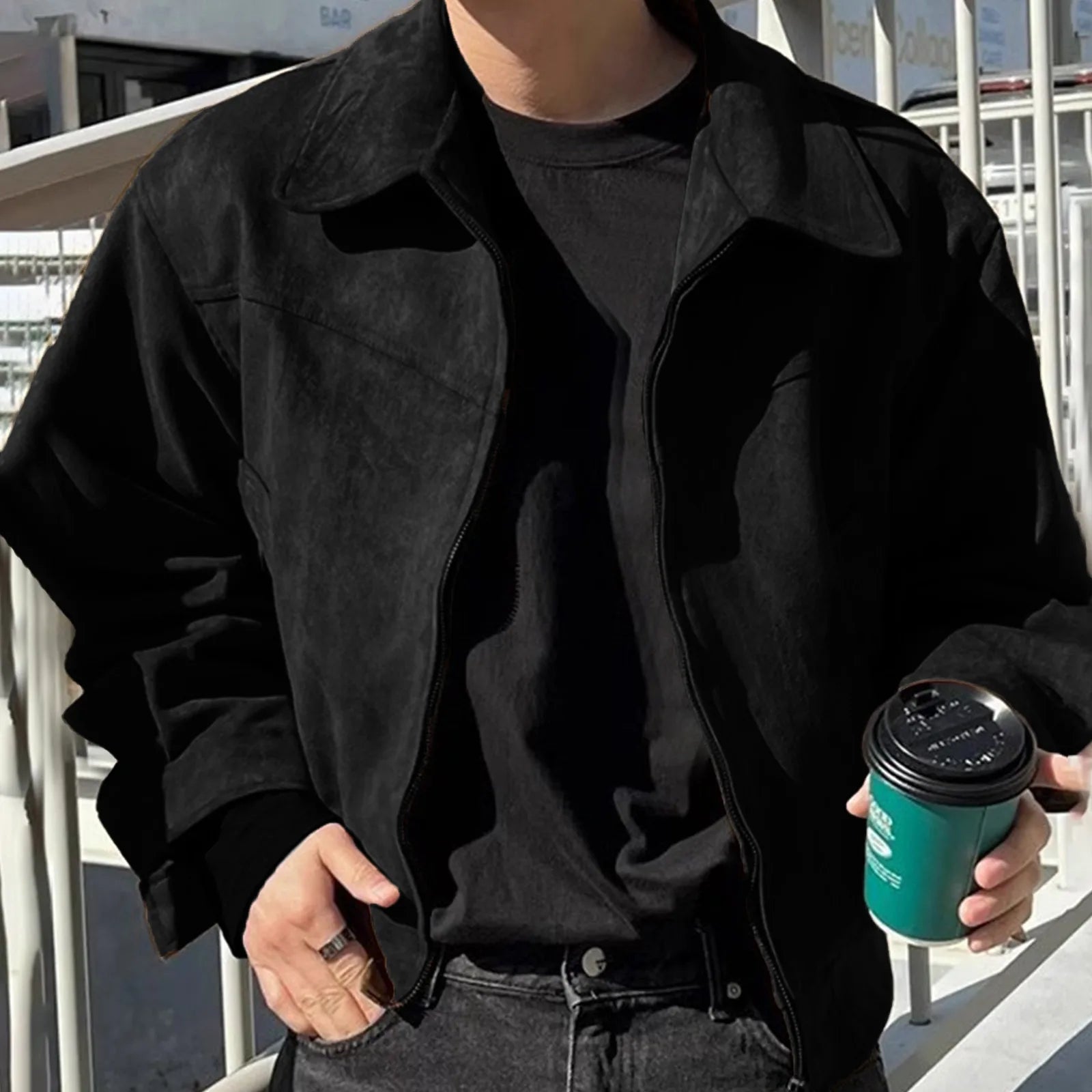 Vintage Cropped Lapel Jacket