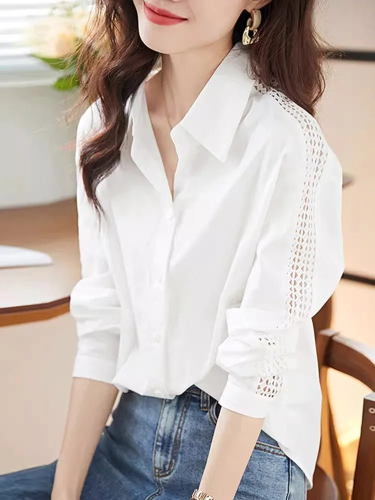 Women's Hollow Out Shirt