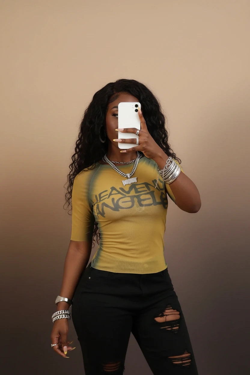 Women's Mesh Graphic Tee