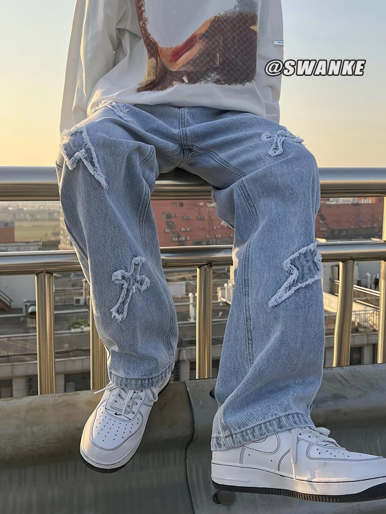 Lightning Patch Jeans