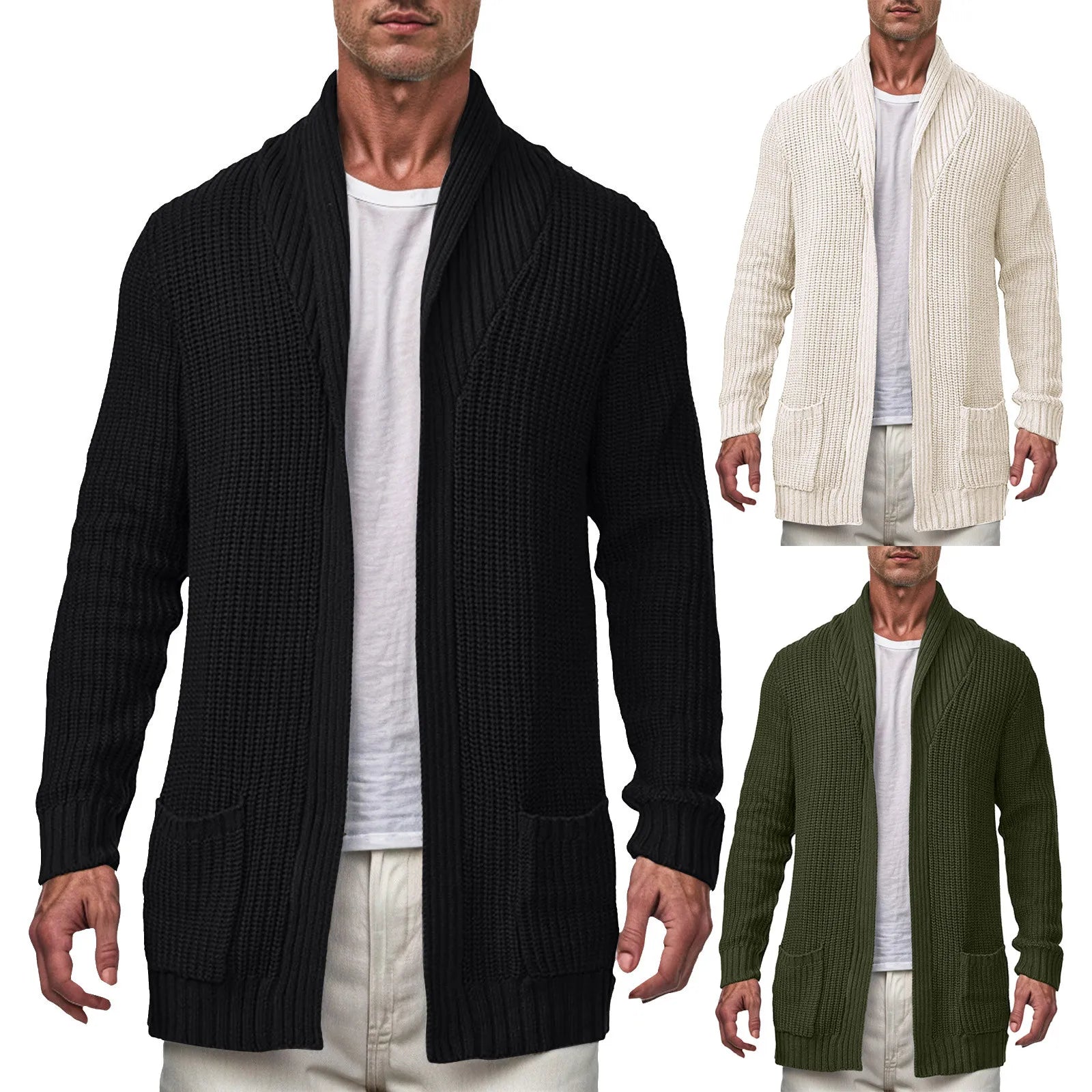 Men's Slim Knit Cardigan