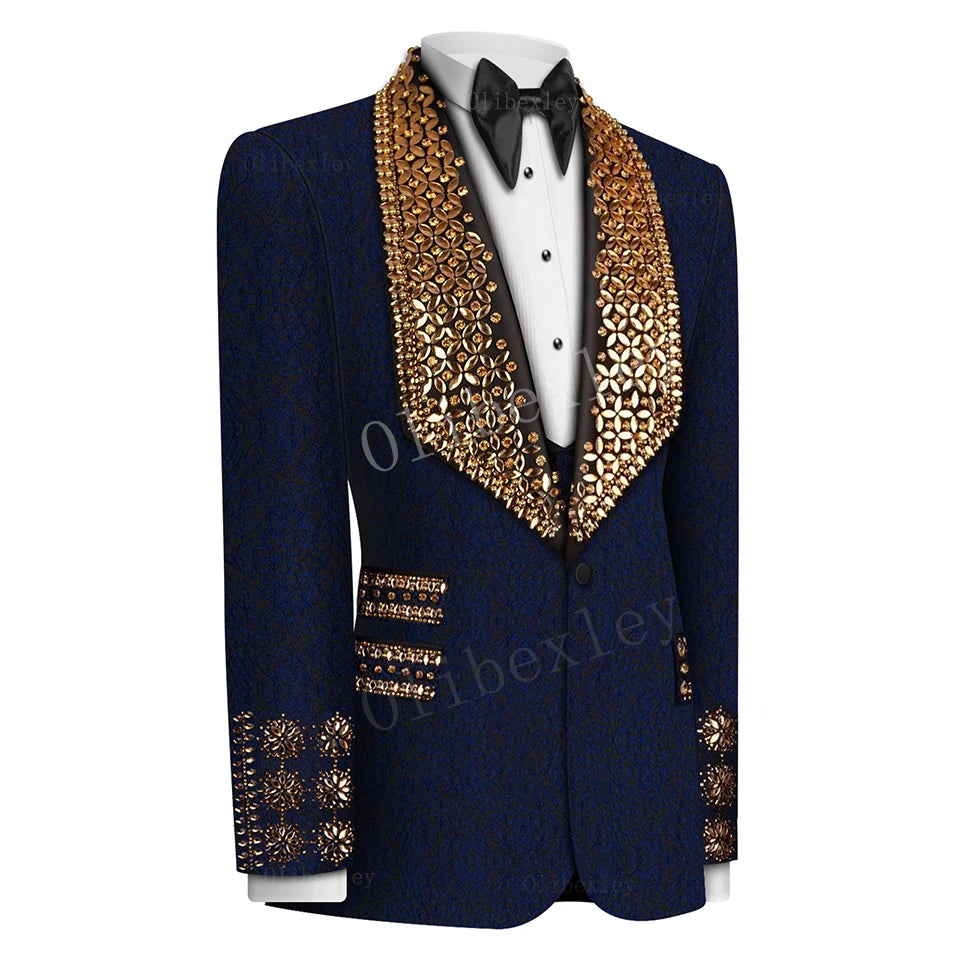 Navy Blue Men’s Suit