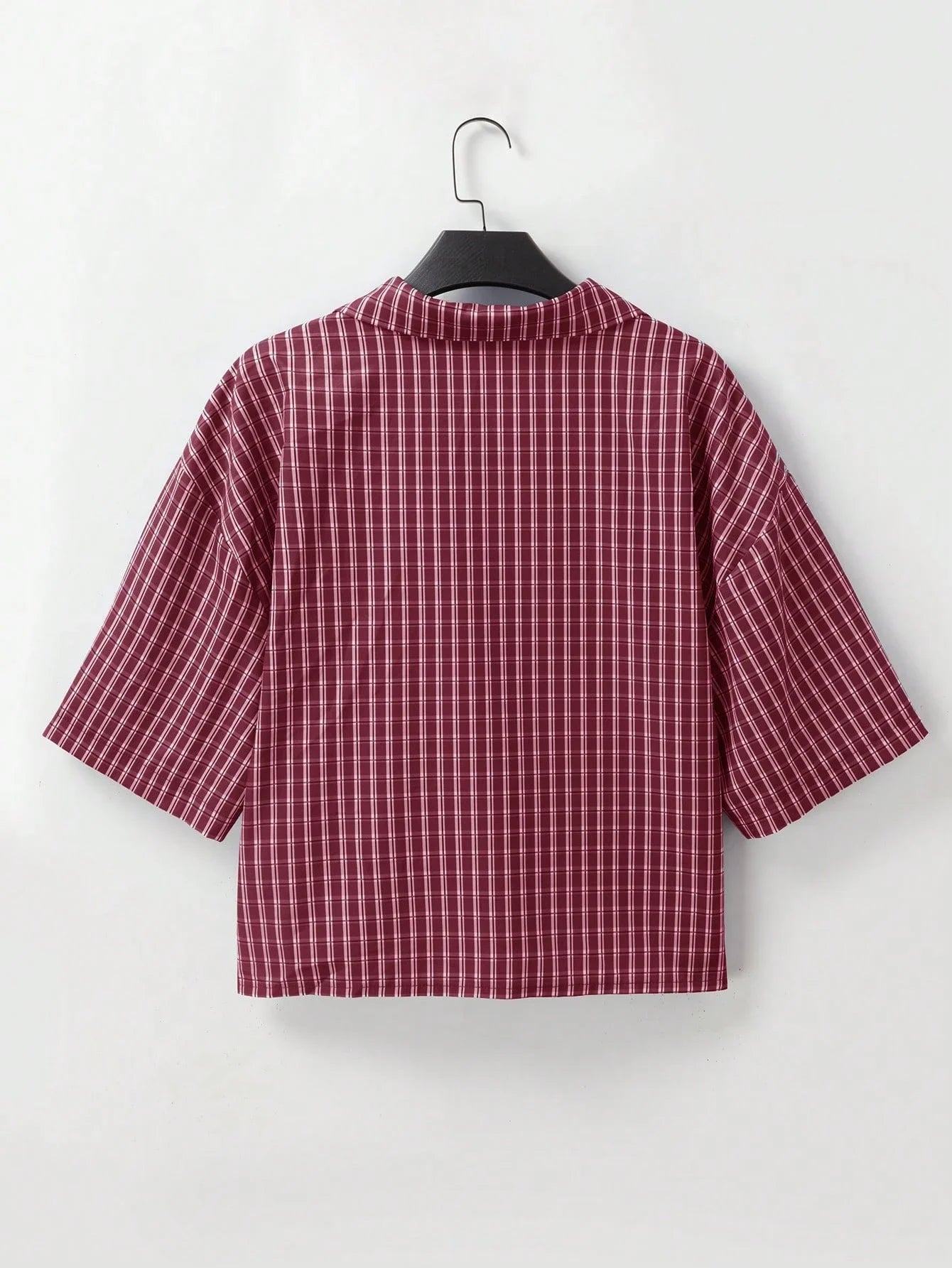 Men Cropped Short Sleeve Shirt