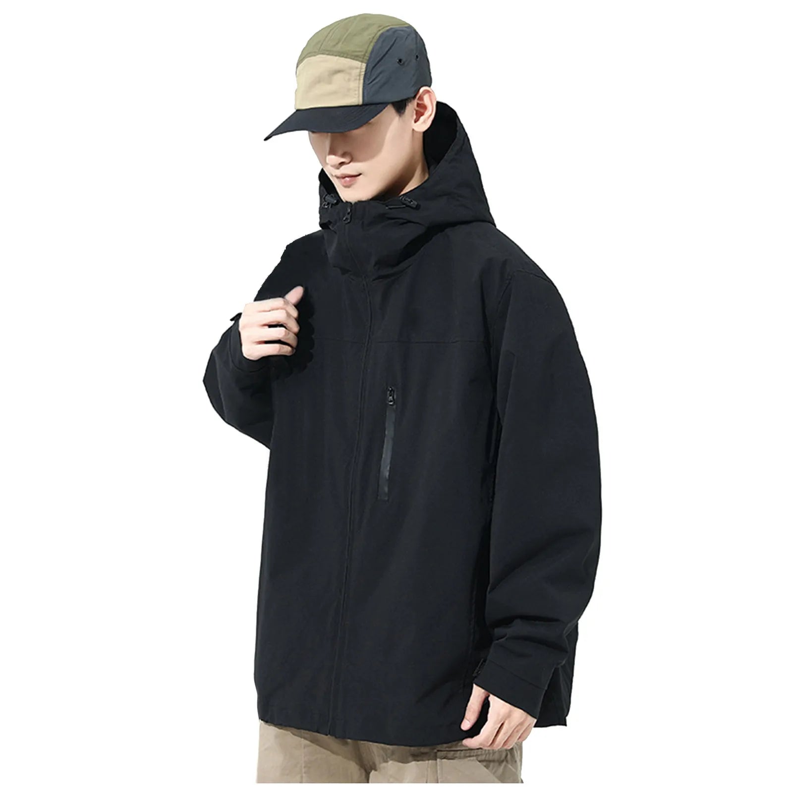 Hooded Hiking Windbreaker Jacket
