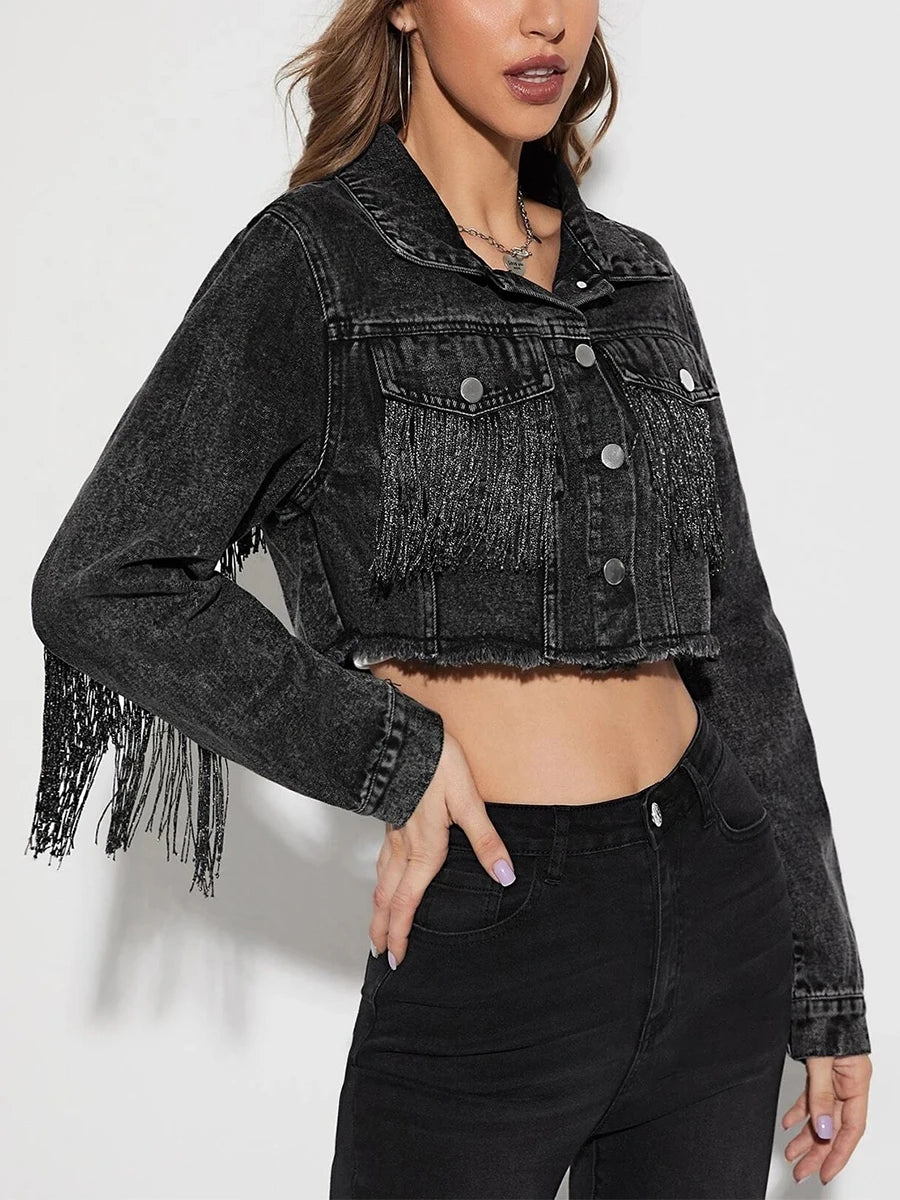 Tassel Denim Jacket