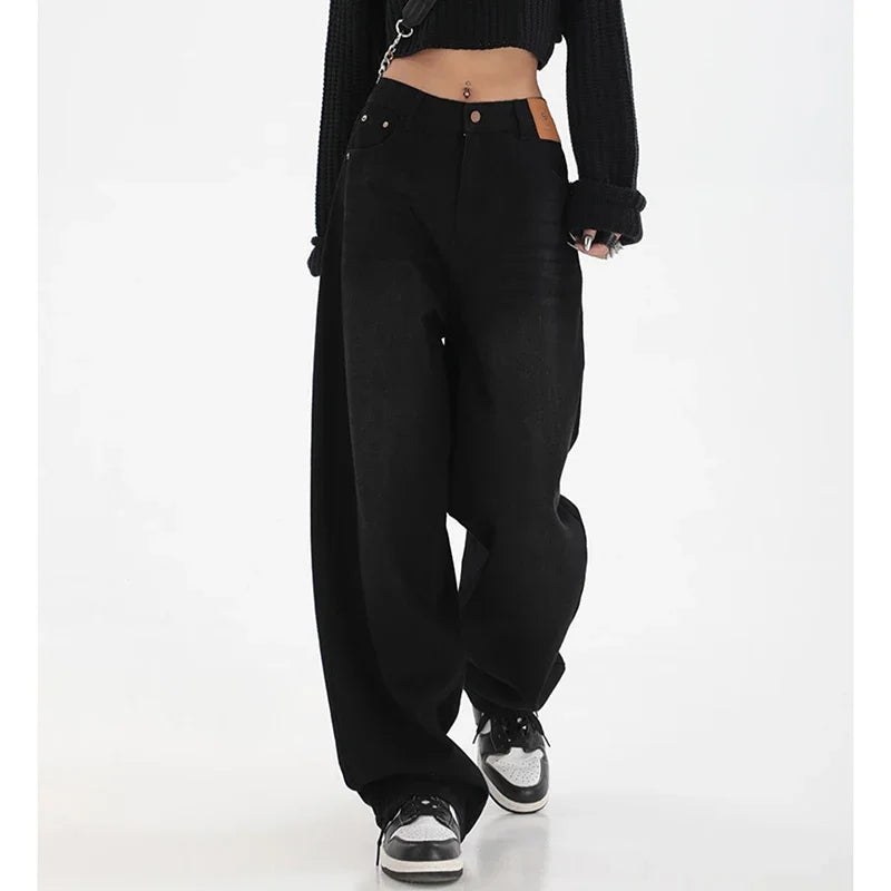 Retro High-Waist Jeans