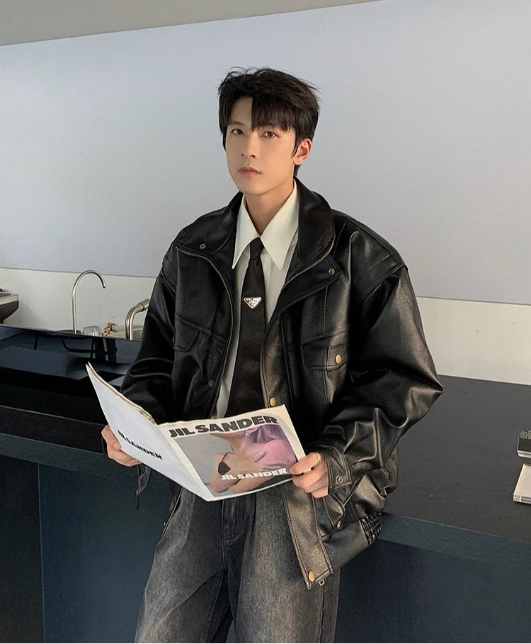 Men’s PU Leather Jacket