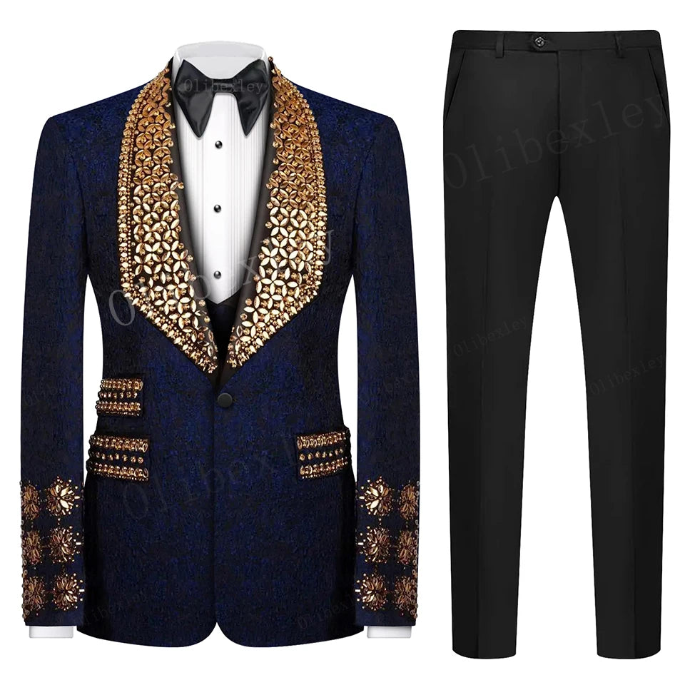 Navy Blue Men’s Suit