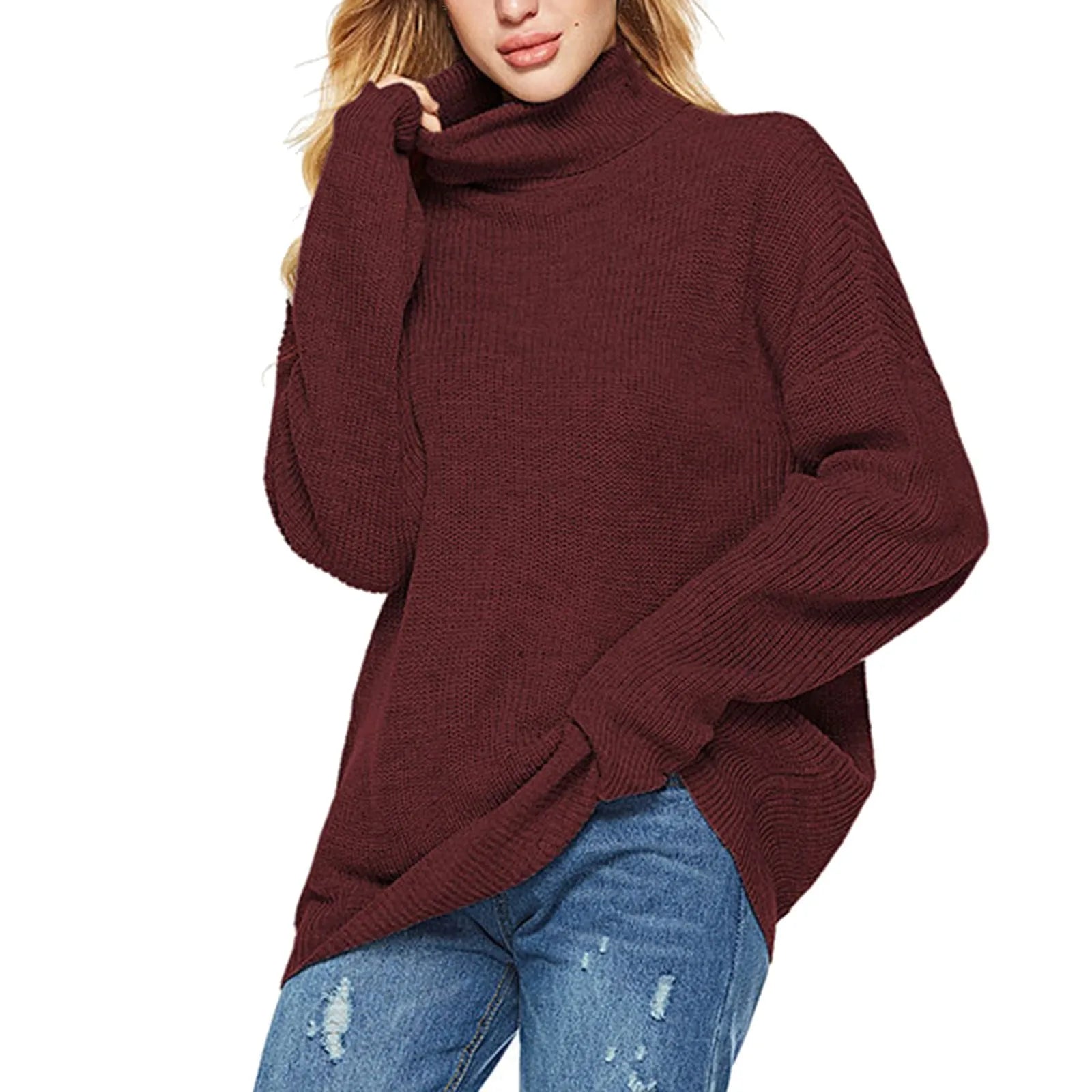 Turtleneck Knitted Sweater