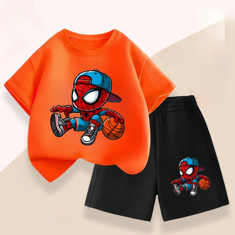 Spiderman boys summer set