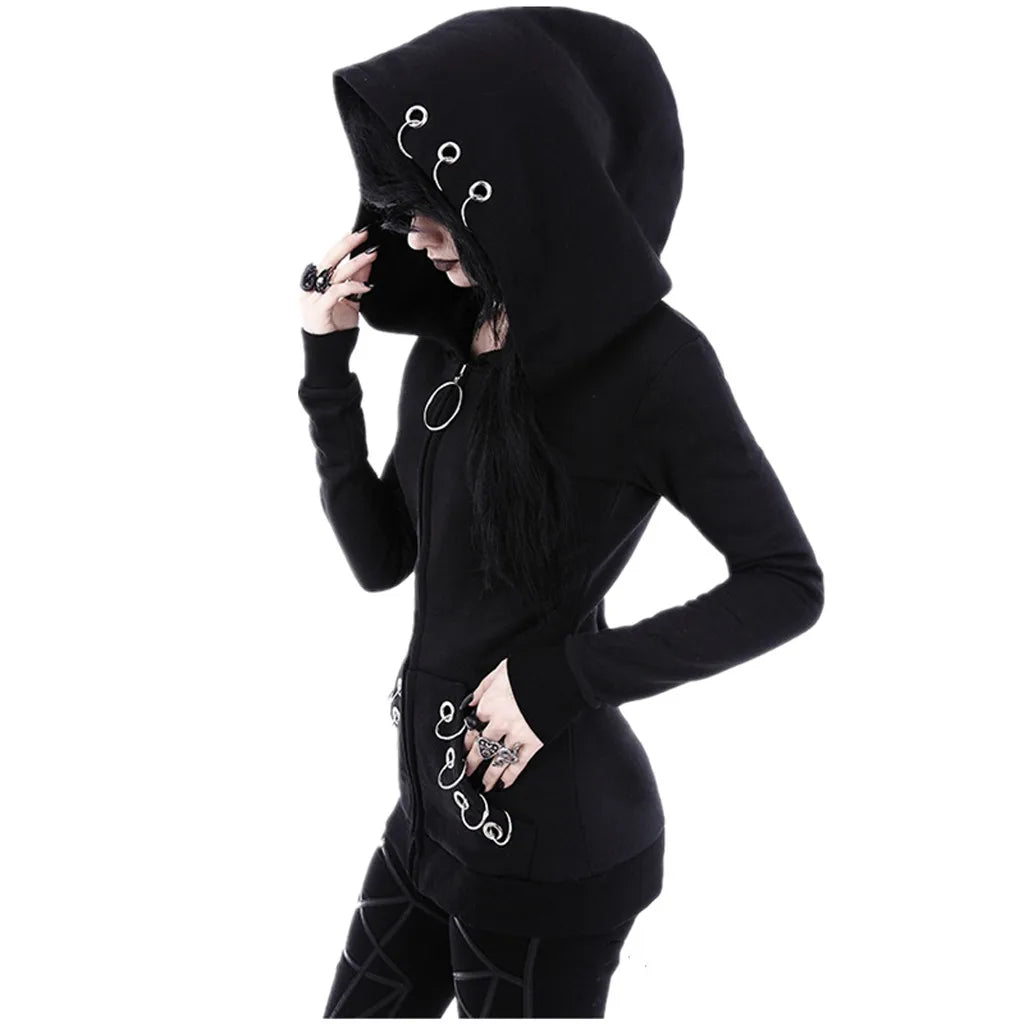 Gothic Zipper Hoodie