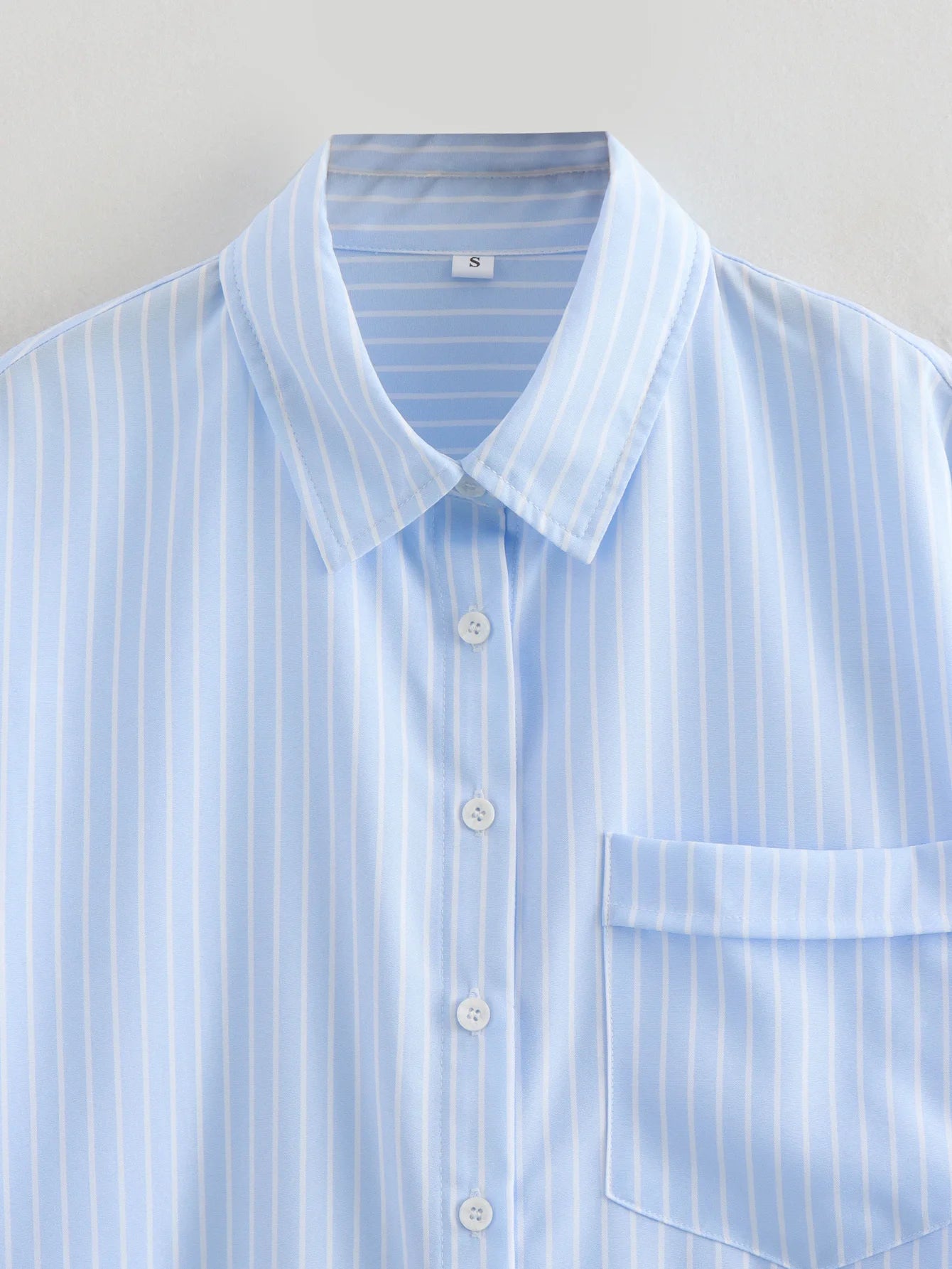 Striped Office Blouse