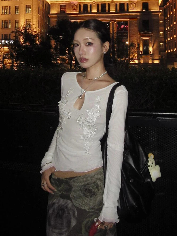 Slim Mesh Graphic Tee