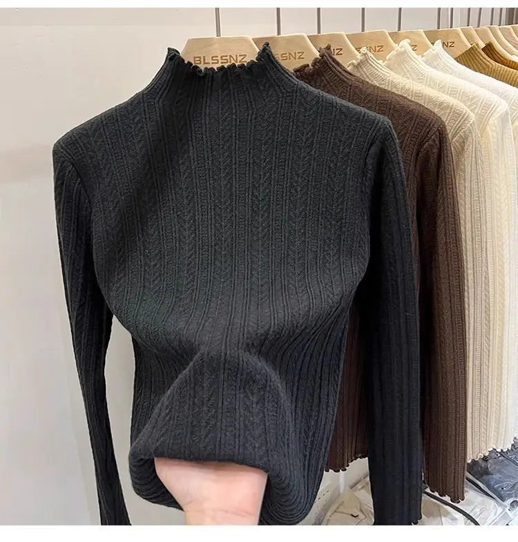 Turtleneck Knit Sweater